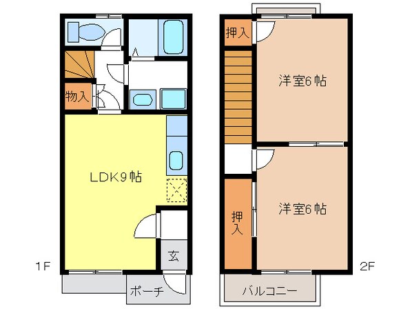 DUPLEX国王277の物件間取画像